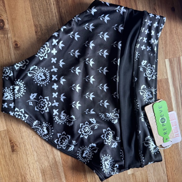 Nani High-Waist Swim Bottoms in Black Floral XS nwt - Picture 5 of 5